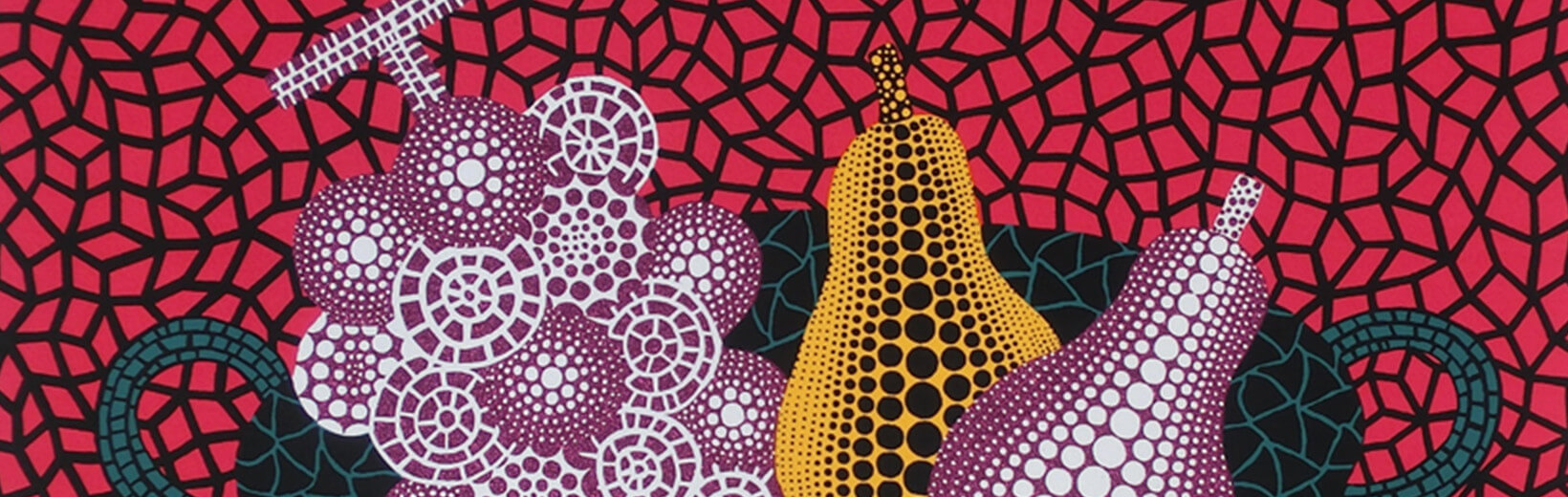 草間彌生「Fruit basket Ⅱ」シルクスクリーン